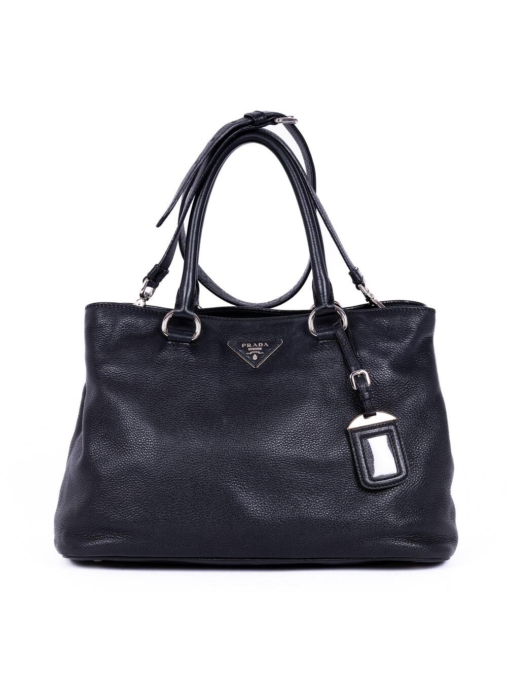 Prada Convertible Shopping Tote Vitello #376600P83B